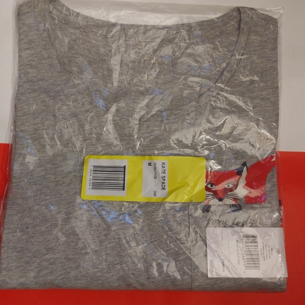 Kate Spade Broome Street Fox Tee - Picture 3 of 3